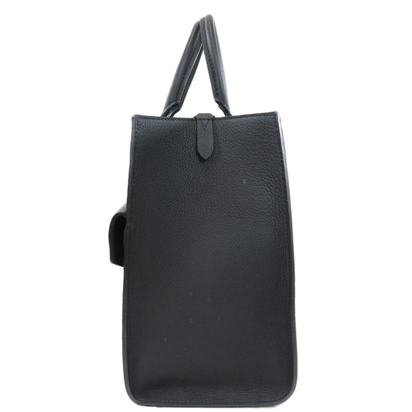 Louis Vuitton Lock Me Tote MM Tote Bag Calf Noir - Picture 3 of 9